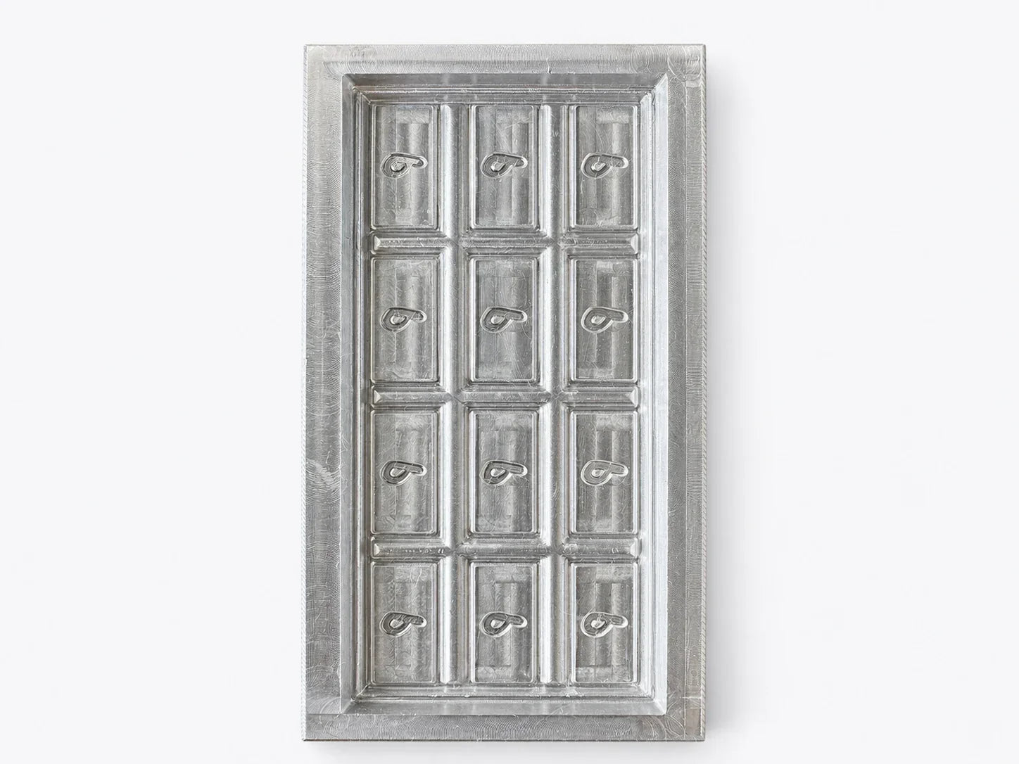 Scule master din aluminiu prelucrat cu 12 cavități pentru producția formelor personalizate din policarbonat pentru ciocolată