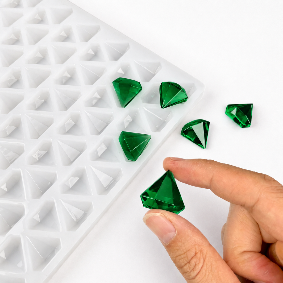Matriță diamant pentru jeleuri 2 ml | 179 cavități | Gummy Molds