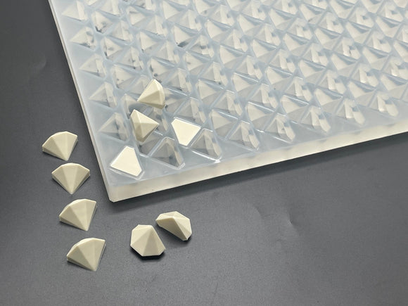 3.5mL diamond gummy mold cavity detail