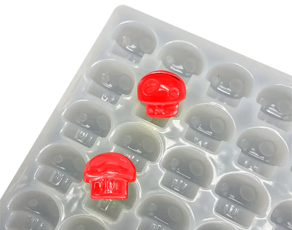 3.5mL mushroom gummy mold side view